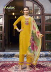 Sania By Karissa Cotton Thread Work Online Kurti With Bottom Dupatta Wholesale